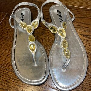 “Unlisted” Women’s Sandals with Gold Gems